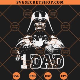 No 1 Dad Darth Vader SVG