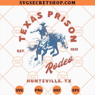 Texas Prison Rodeo SVG