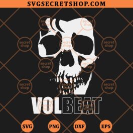 Volbeat Skull Logo SVG